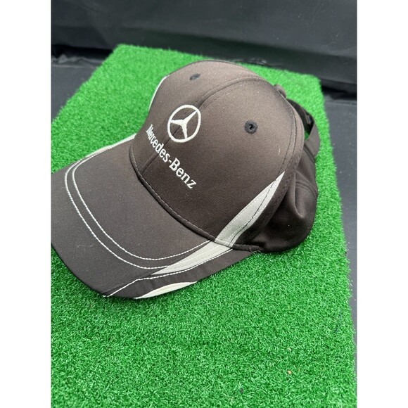MERCEDES BENZ Hat Cap Strapback Black Performance Adjustable - Picture 2 of 6